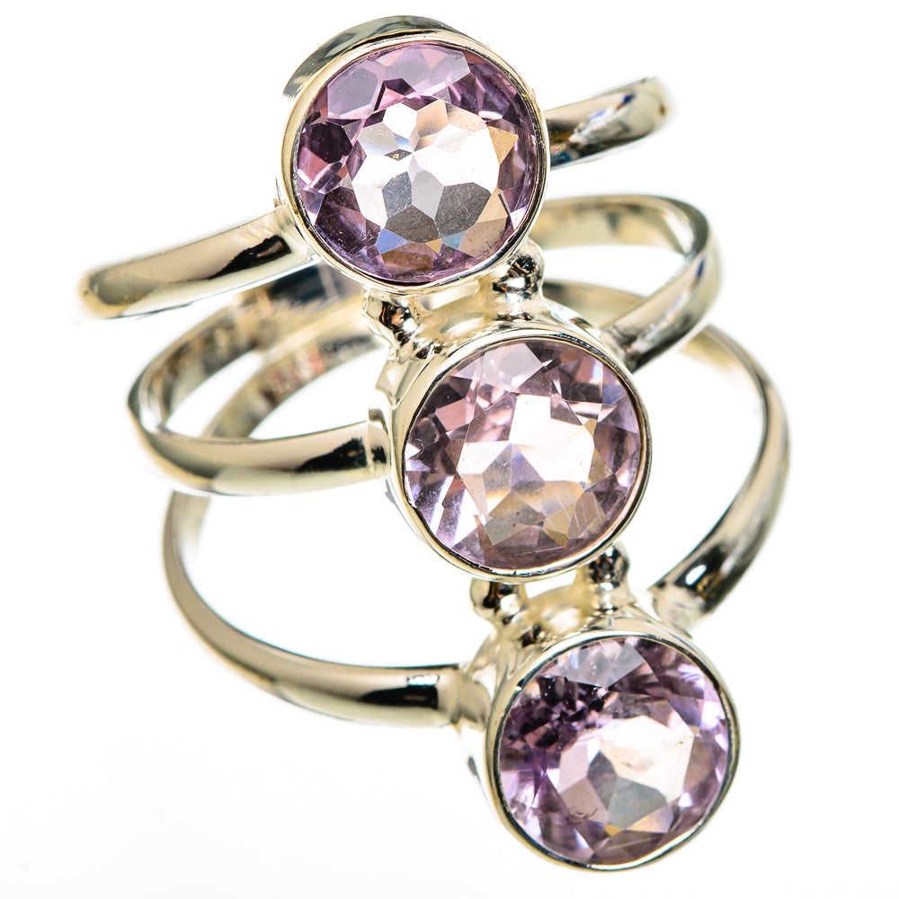 Kunzite Rings handcrafted by Anasilvercos - RING100472