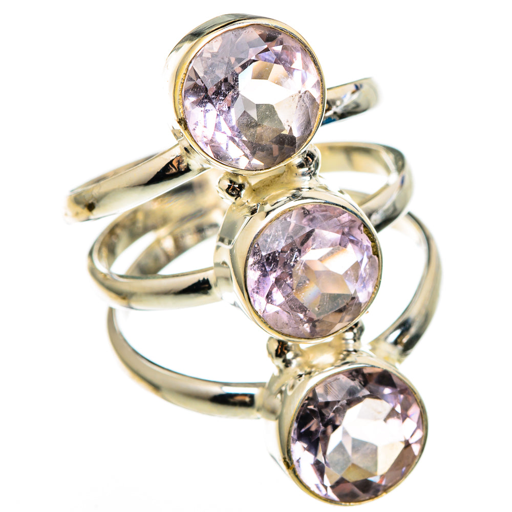Kunzite Rings handcrafted by Anasilvercos - RING100482