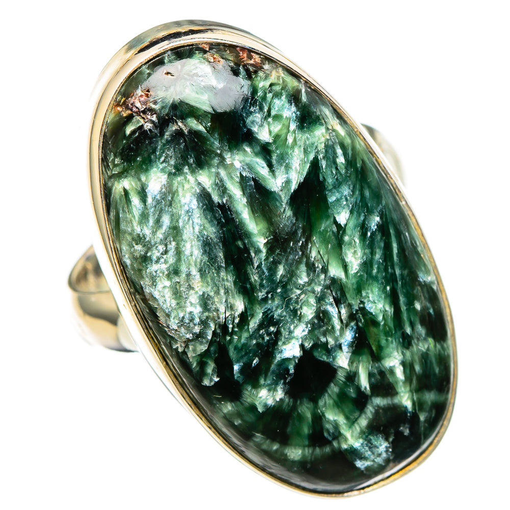 Seraphinite Rings handcrafted by Anasilvercos - RING100486 - Photo 2