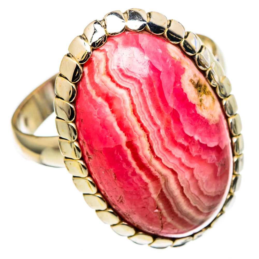 Rhodochrosite Rings handcrafted by Anasilvercos - RING100490