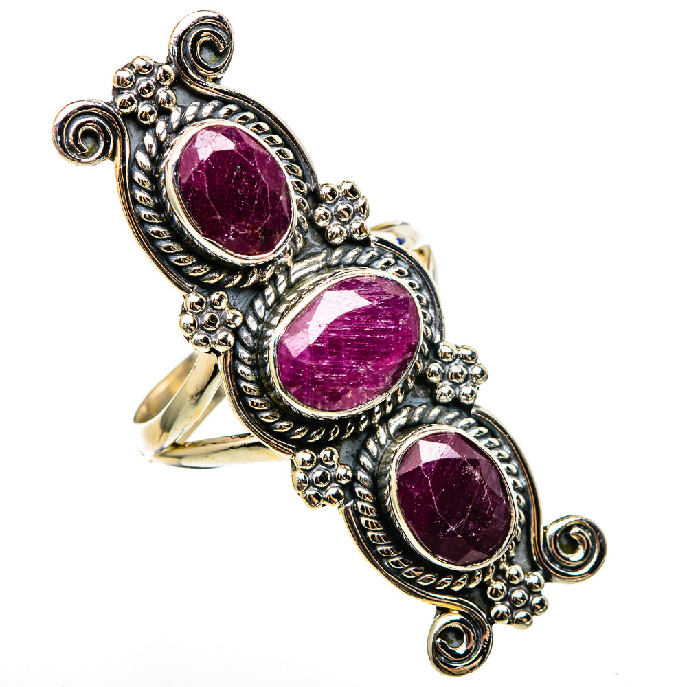 Ruby Rings handcrafted by Anasilvercos - RING100498 - Photo 2