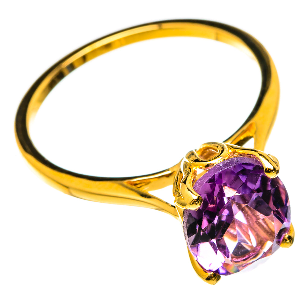 Amethyst Rings handcrafted by Anasilvercos - RING100520