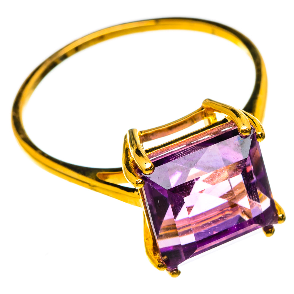 Amethyst Rings handcrafted by Anasilvercos - RING100528