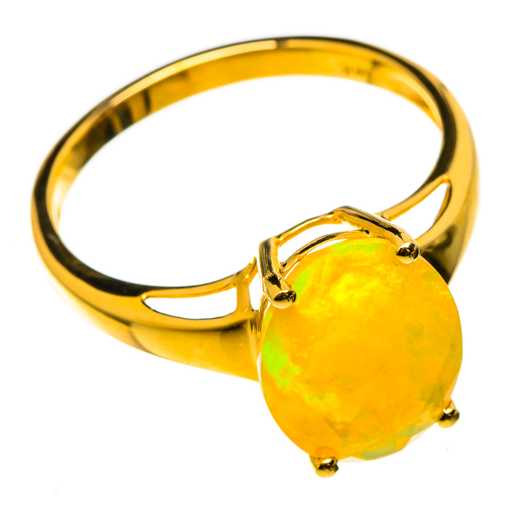 Ethiopian Opal Rings handcrafted by Anasilvercos - RING100544