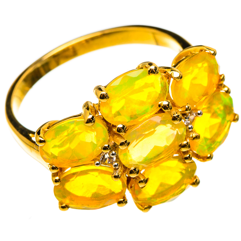 Ethiopian Opal Rings handcrafted by Anasilvercos - RING100563