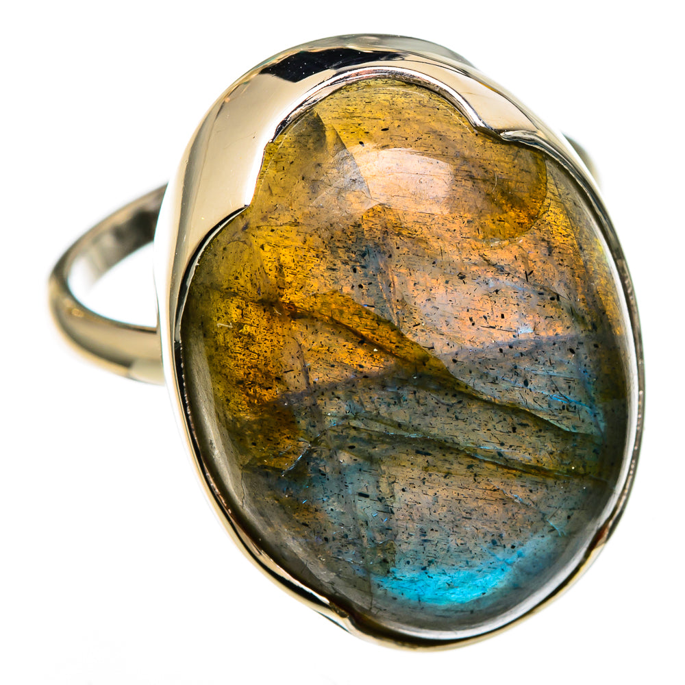 Labradorite Rings handcrafted by Anasilvercos - RING100577