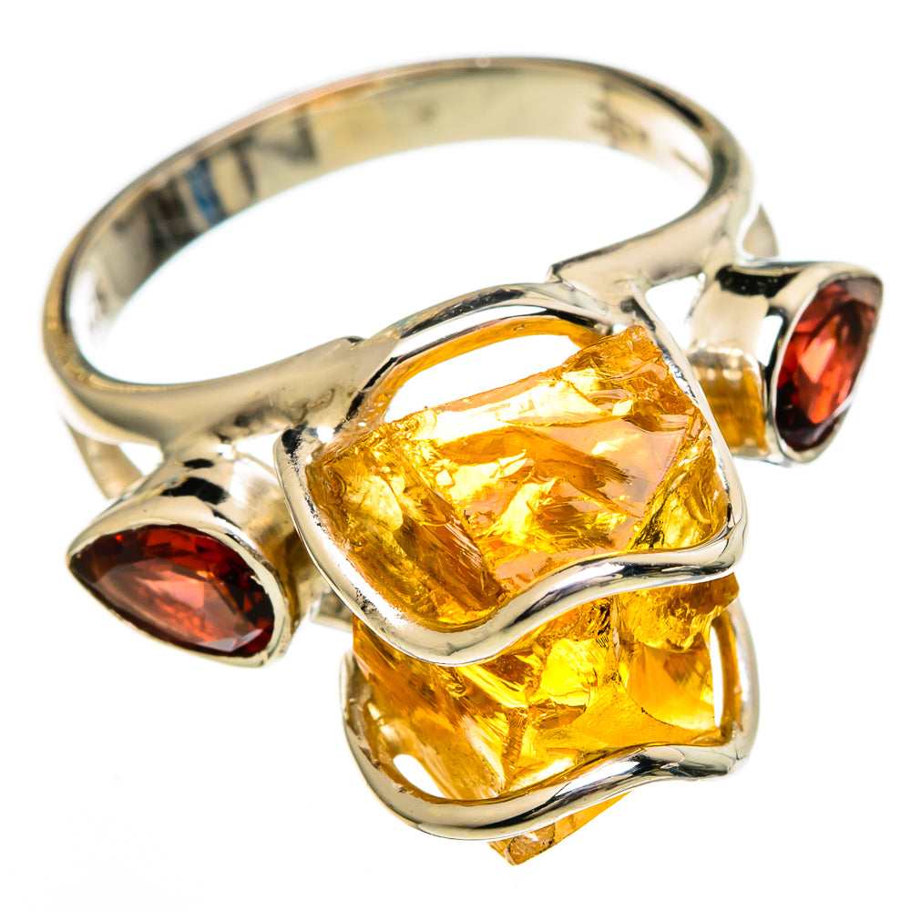 Citrine Rings handcrafted by Anasilvercos - RING100586