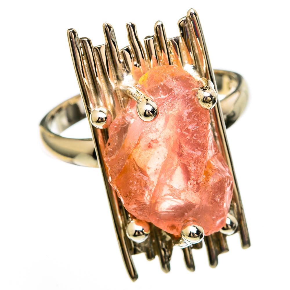 Morganite Rings handcrafted by Anasilvercos - RING100588