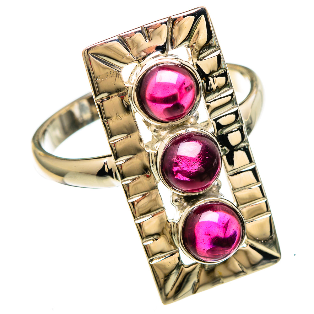 Garnet Rings handcrafted by Anasilvercos - RING100590