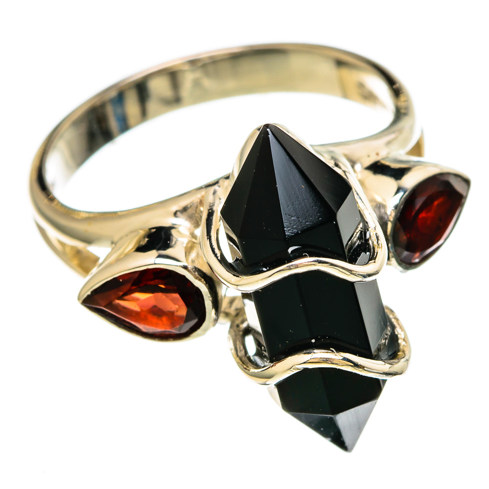 Black Onyx Rings handcrafted by Anasilvercos - RING100595
