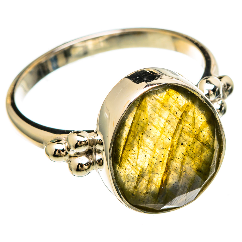 Labradorite Rings handcrafted by Anasilvercos - RING100600
