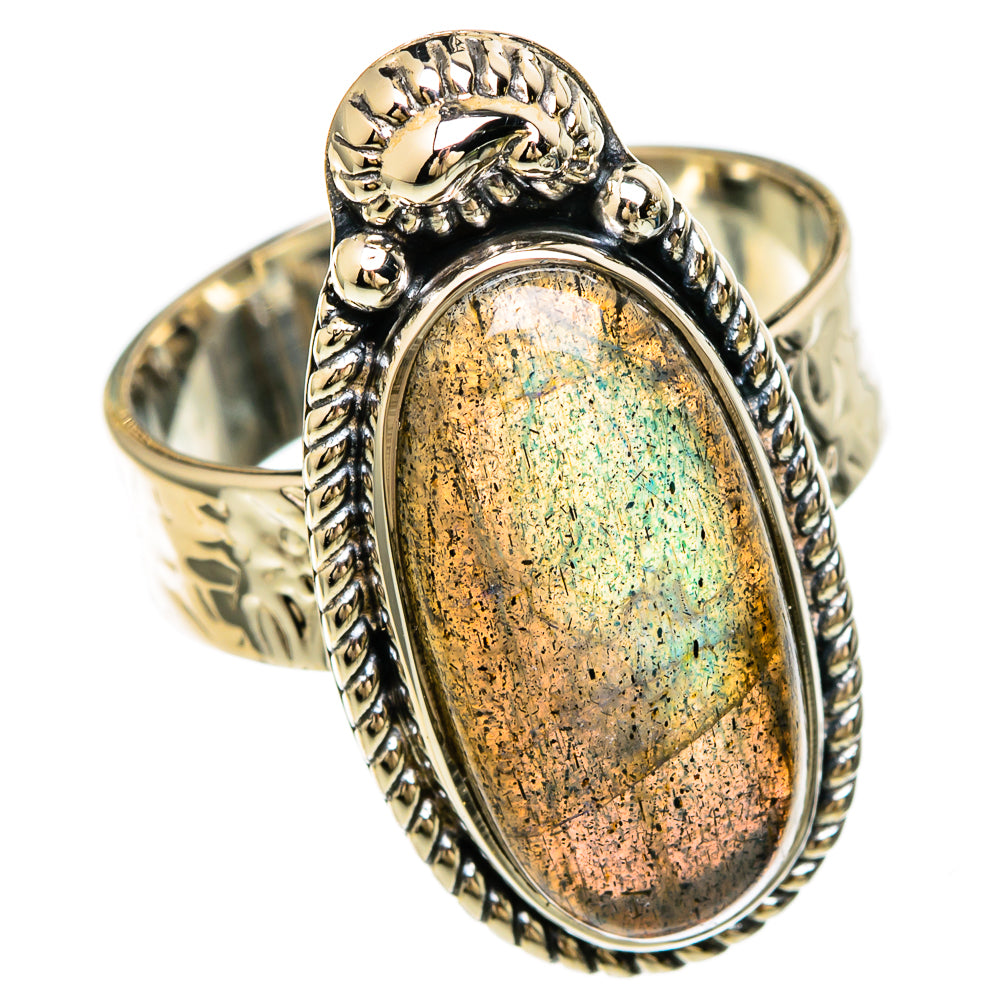 Labradorite Rings handcrafted by Anasilvercos - RING100603