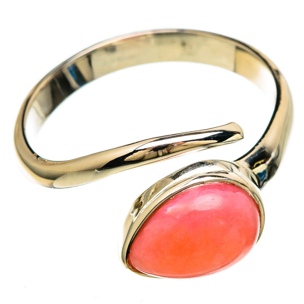 Pink Opal Rings handcrafted by Anasilvercos - RING100616