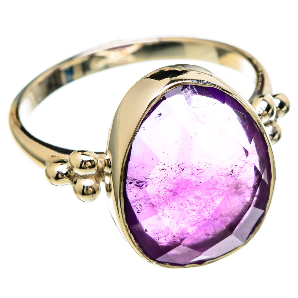 Amethyst Rings handcrafted by Anasilvercos - RING100617