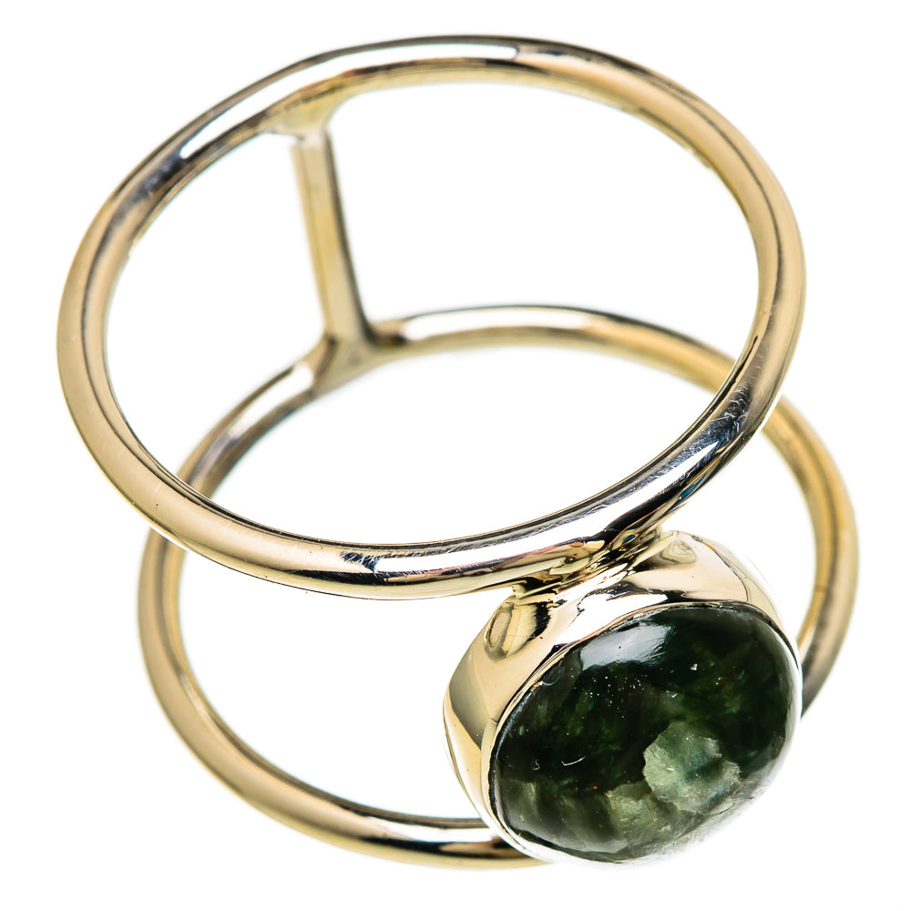 Seraphinite Rings handcrafted by Anasilvercos - RING100629