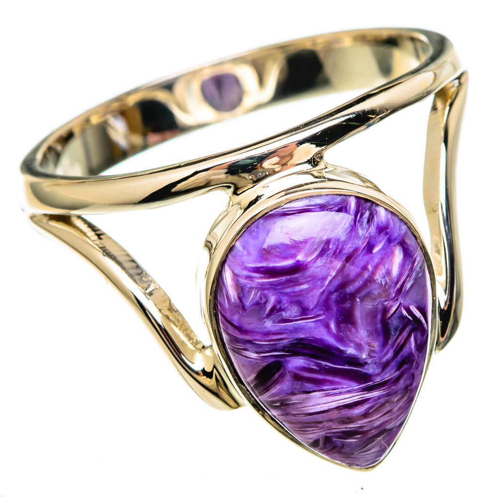 Charoite Rings handcrafted by Anasilvercos - RING100635