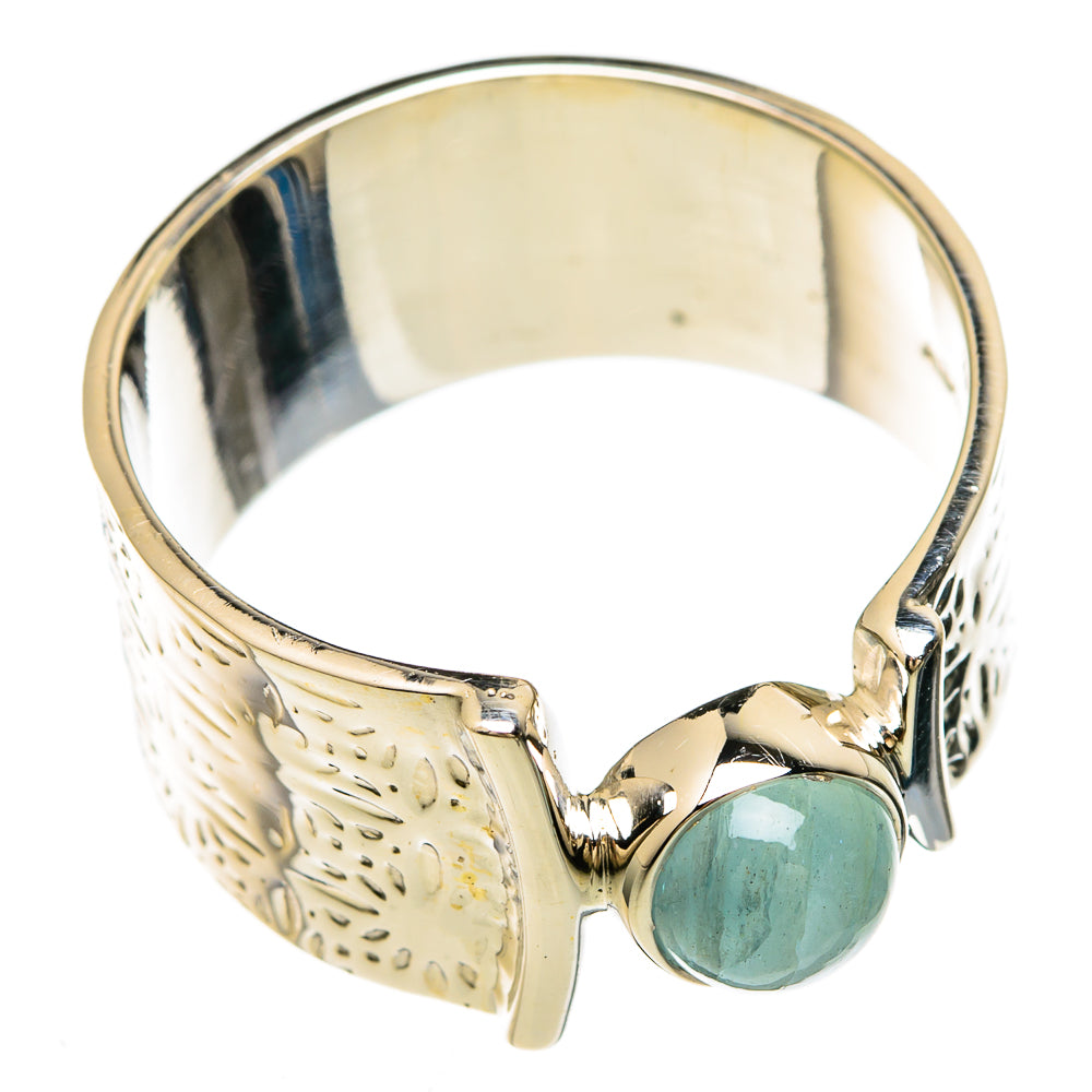 Aquamarine Rings handcrafted by Anasilvercos - RING100647