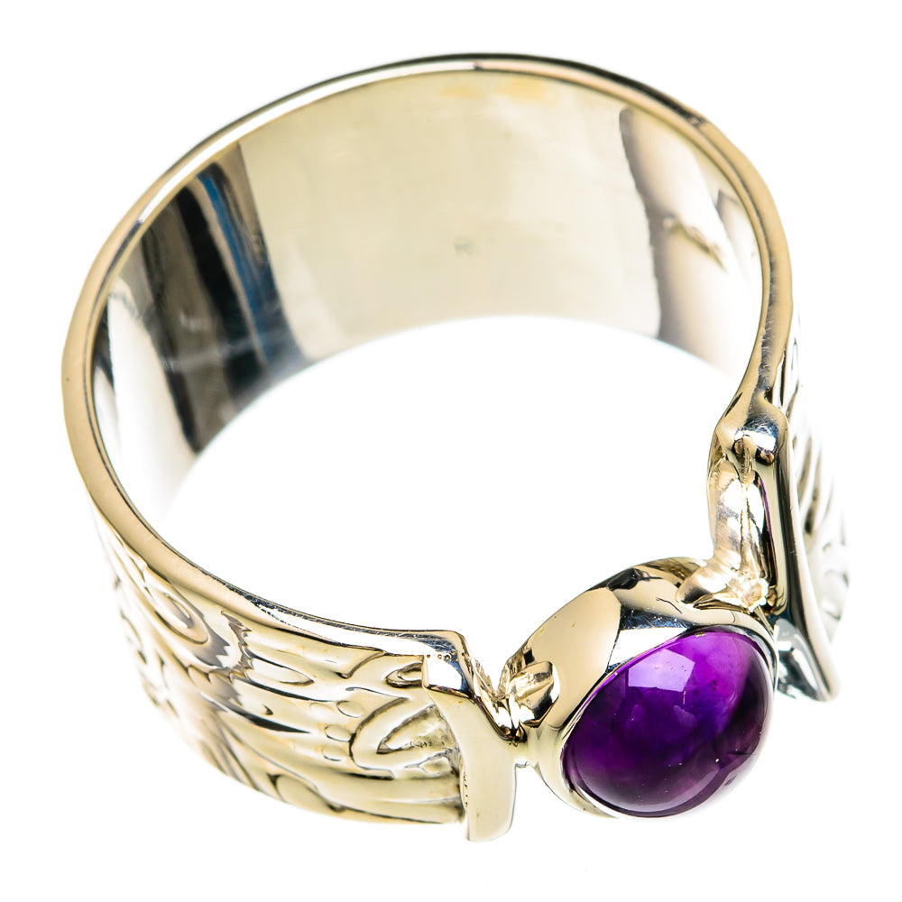 Amethyst Rings handcrafted by Anasilvercos - RING100652