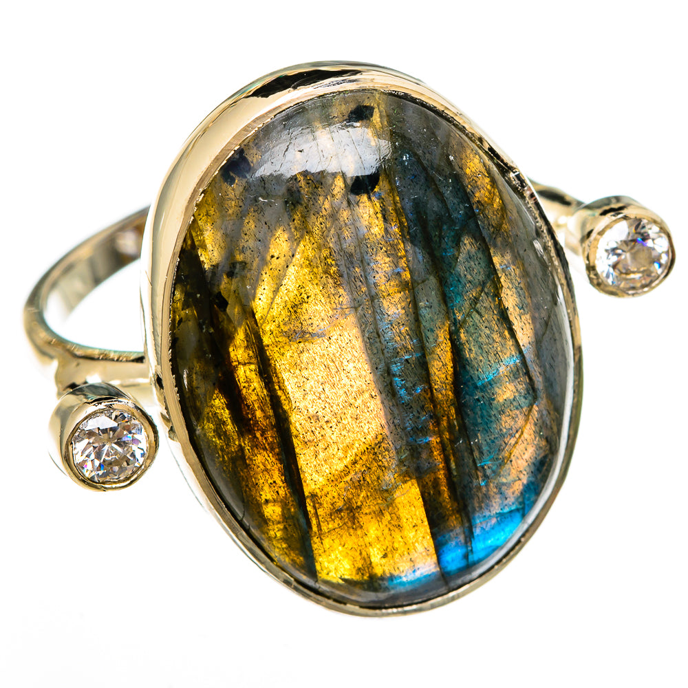 Labradorite Rings handcrafted by Anasilvercos - RING100667