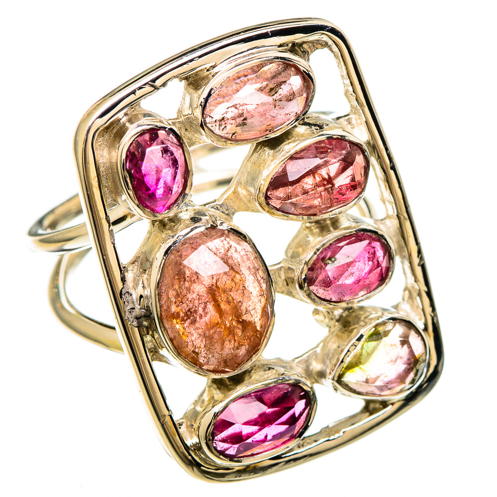 Pink Tourmaline Rings handcrafted by Anasilvercos - RING100677