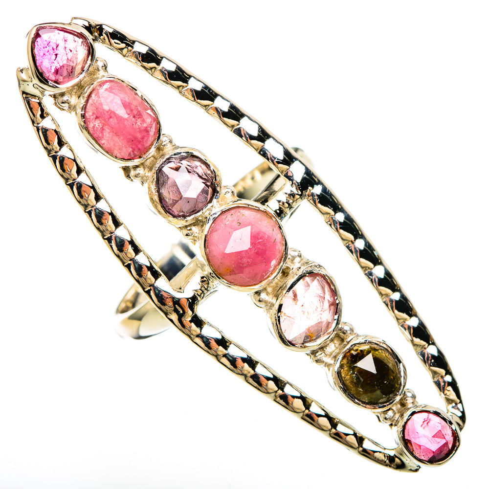 Pink Tourmaline Rings handcrafted by Anasilvercos - RING100692