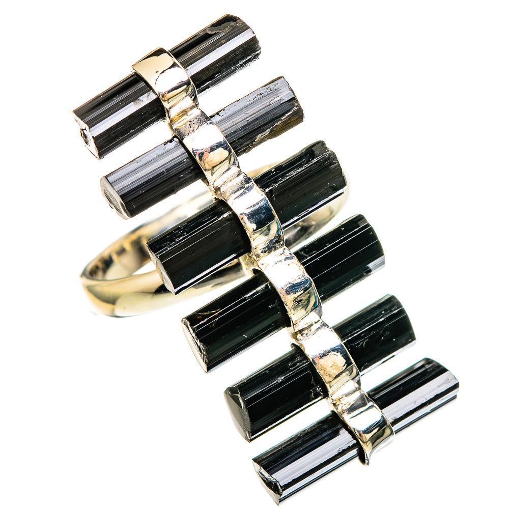 Black Tourmaline Rings handcrafted by Anasilvercos - RING100697