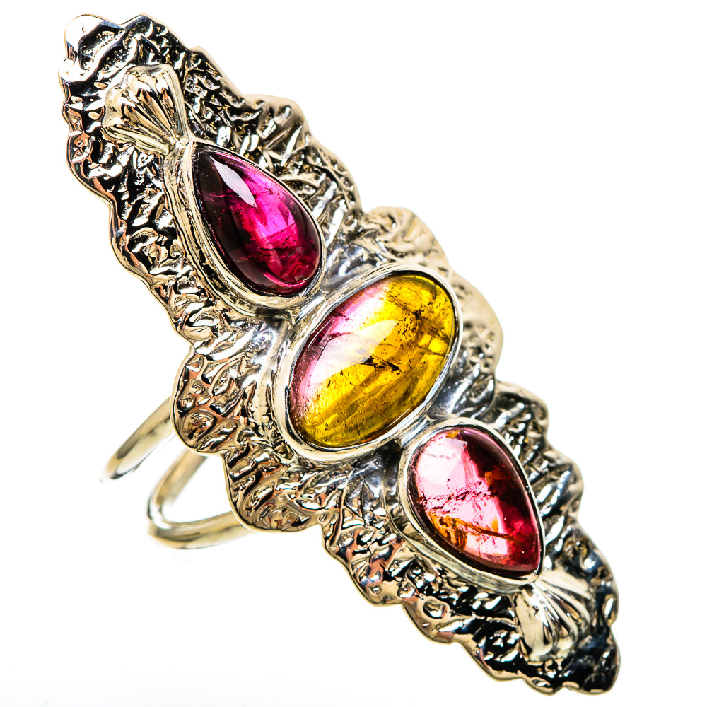 Pink Tourmaline Rings handcrafted by Anasilvercos - RING100703