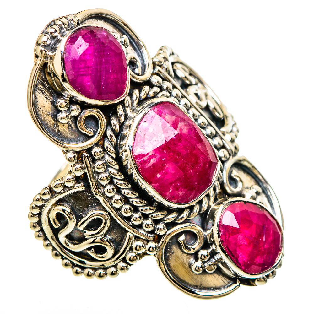 Ruby Rings handcrafted by Anasilvercos - RING100709