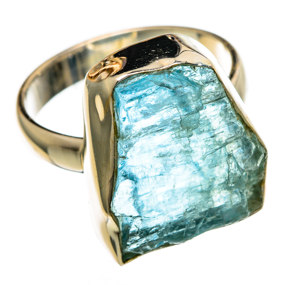 Aquamarine Rings handcrafted by Anasilvercos - RING100721 - Photo 2