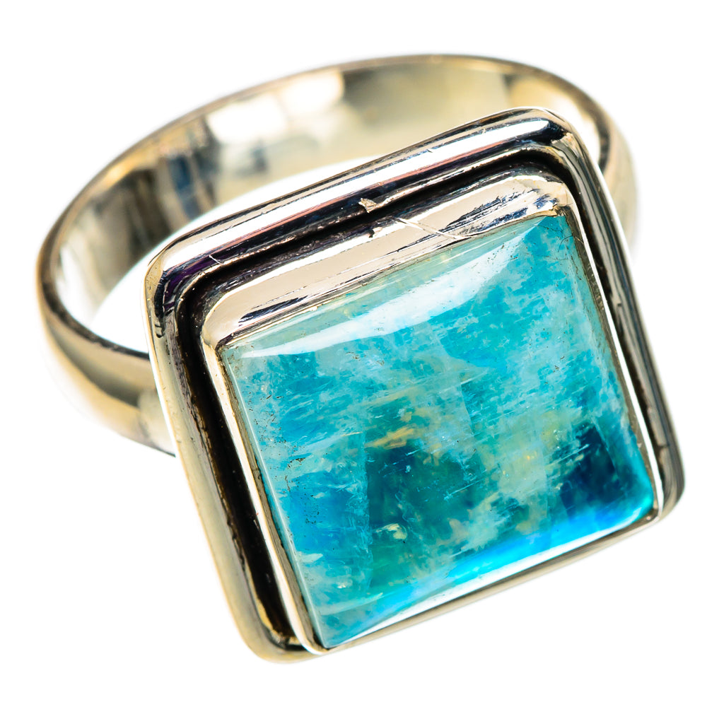 Rainbow Moonstone Rings handcrafted by Anasilvercos - RING100728