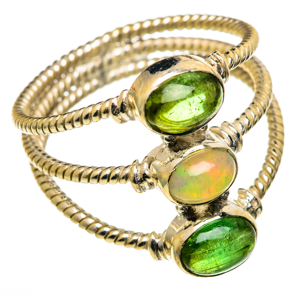 Ethiopian Opal Rings handcrafted by Anasilvercos - RING100744