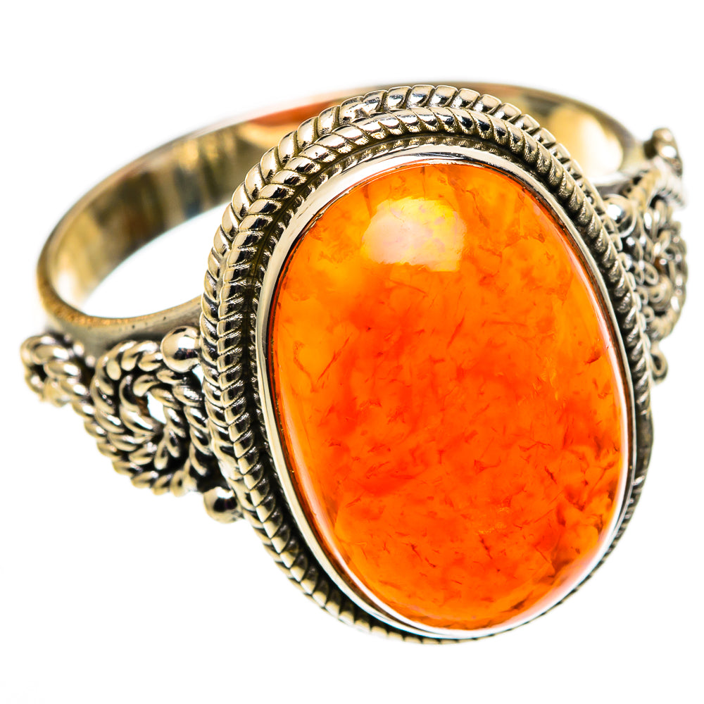 Carnelian Rings handcrafted by Anasilvercos - RING100754
