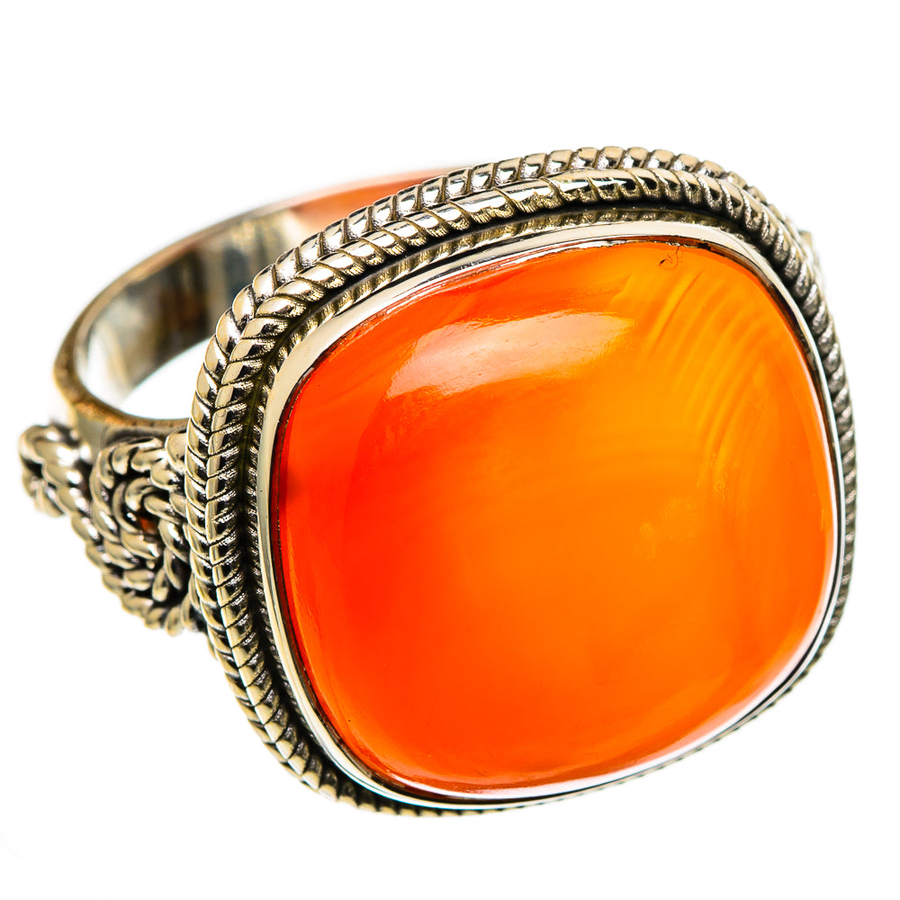 Carnelian Rings handcrafted by Anasilvercos - RING100755