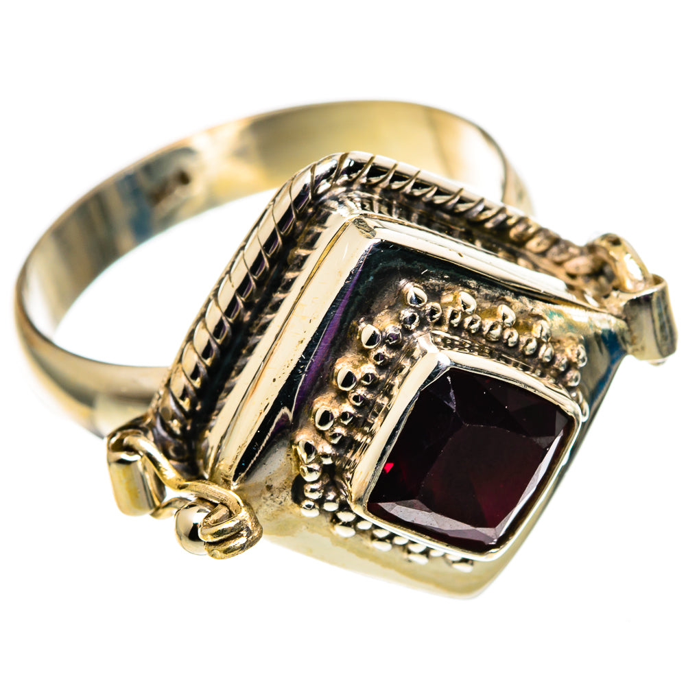 Garnet Rings handcrafted by Anasilvercos - RING100759