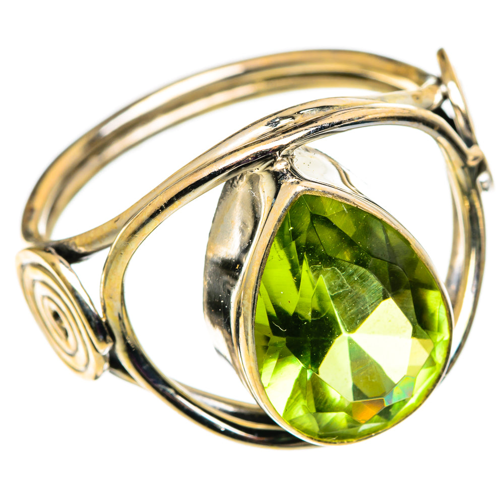 Peridot Rings handcrafted by Anasilvercos - RING100779