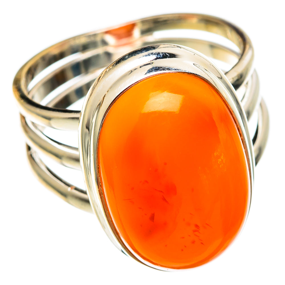 Carnelian Rings handcrafted by Anasilvercos - RING100780