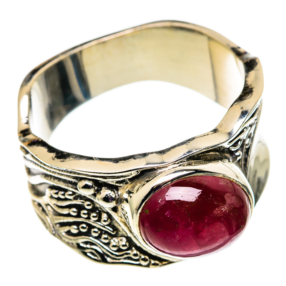 Pink Tourmaline Rings handcrafted by Anasilvercos - RING100782