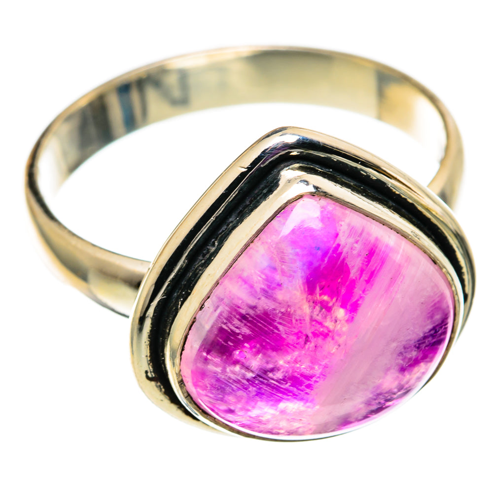 Pink Moonstone Rings handcrafted by Anasilvercos - RING100802 - Photo 2