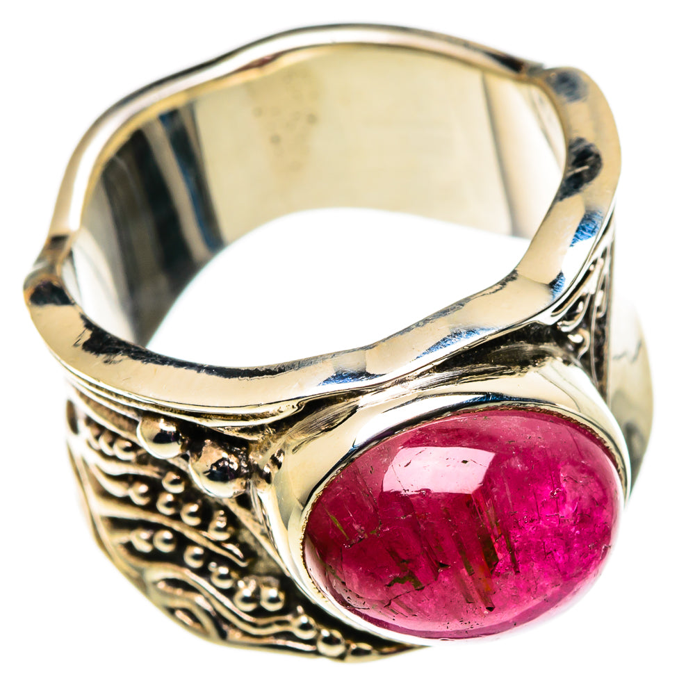 Pink Tourmaline Rings handcrafted by Anasilvercos - RING100803