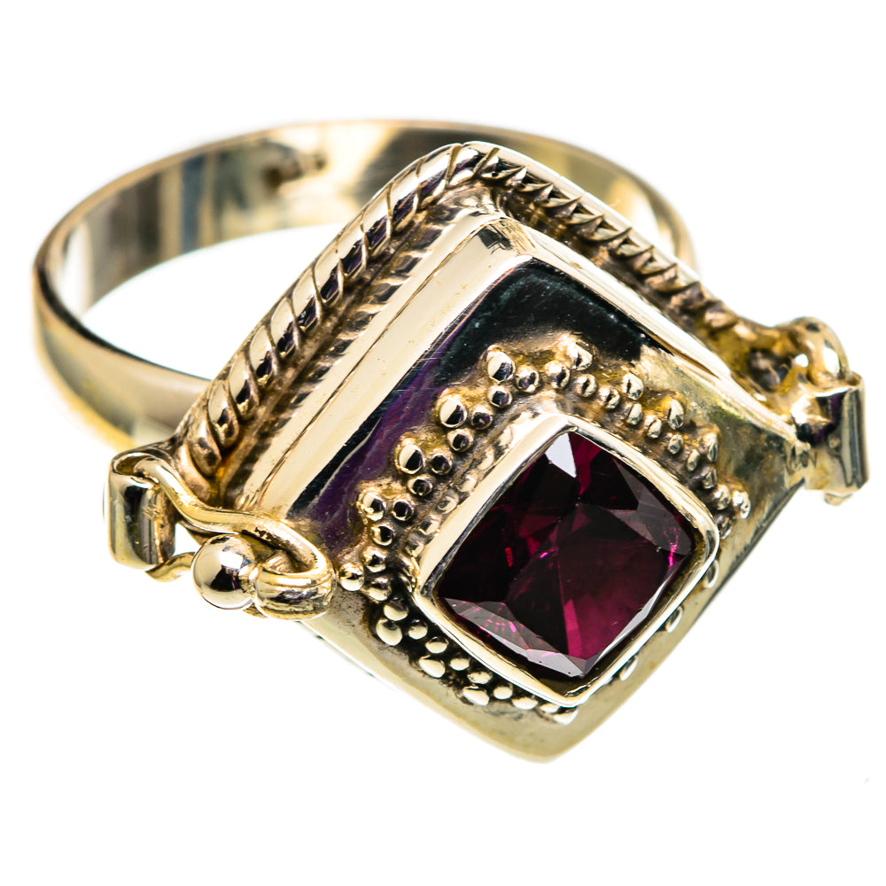 Rhodolite Garnet Rings handcrafted by Anasilvercos - RING100804