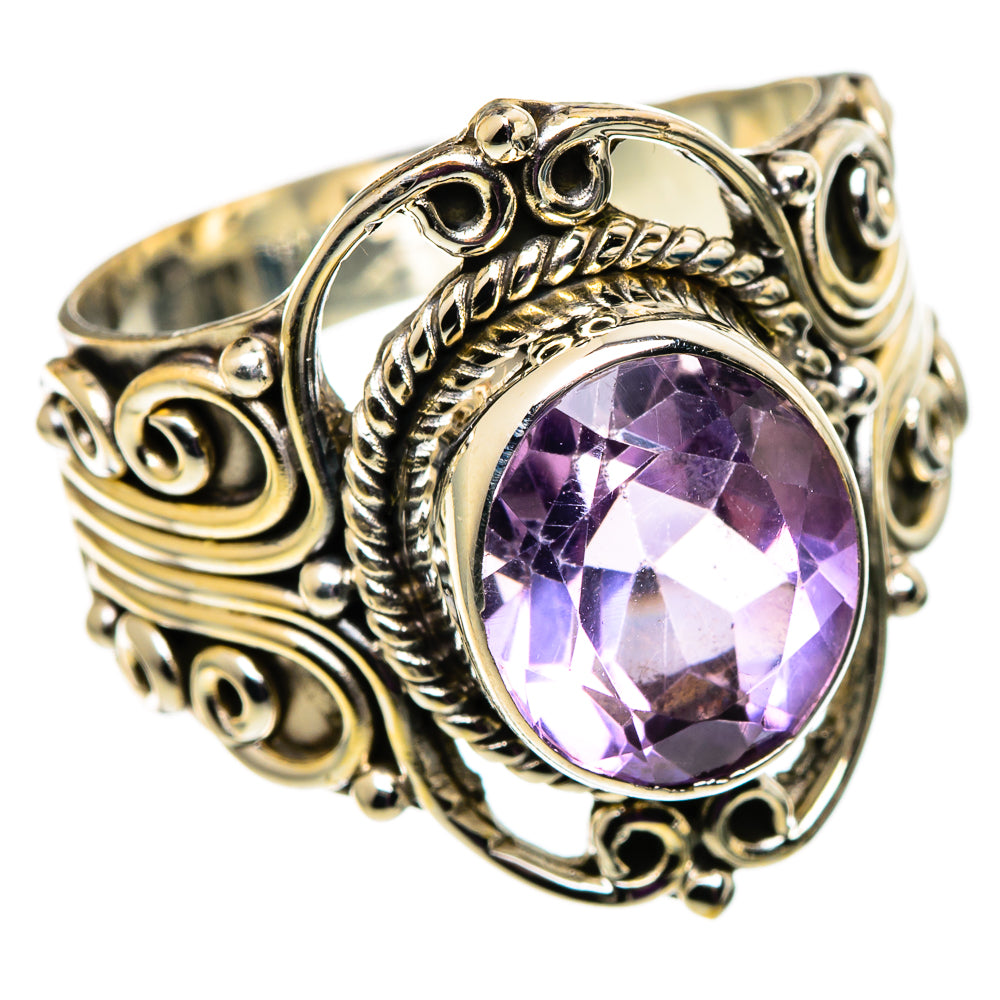 Amethyst Rings handcrafted by Anasilvercos - RING100806