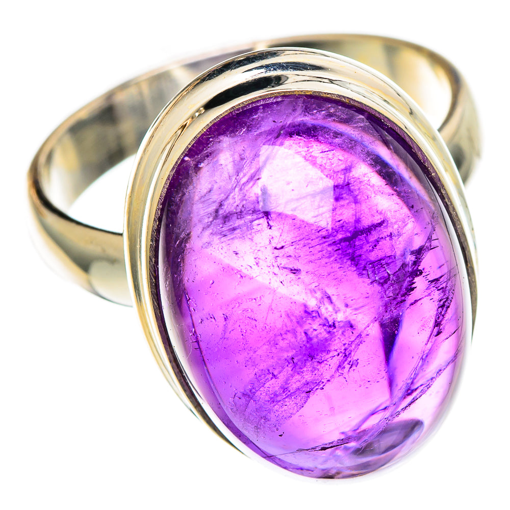 Amethyst Rings handcrafted by Anasilvercos - RING100807