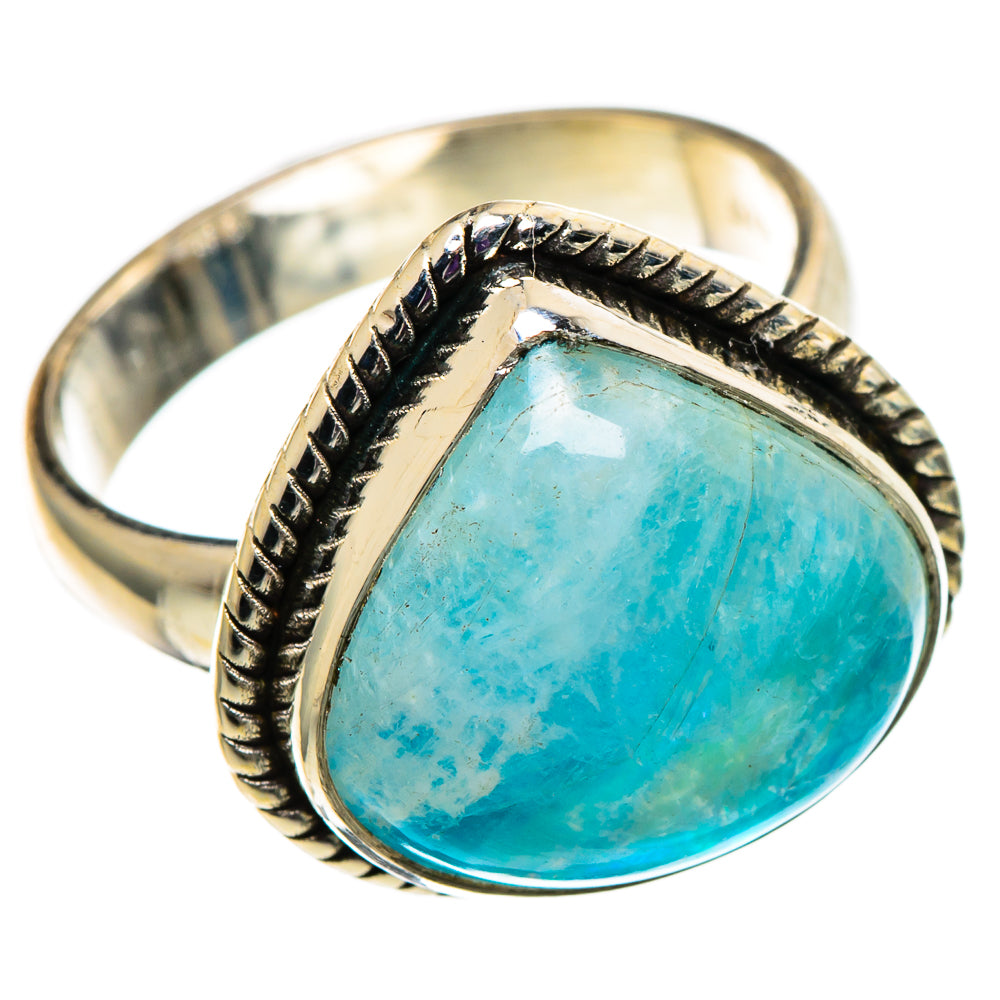 Rainbow Moonstone Rings handcrafted by Anasilvercos - RING100814