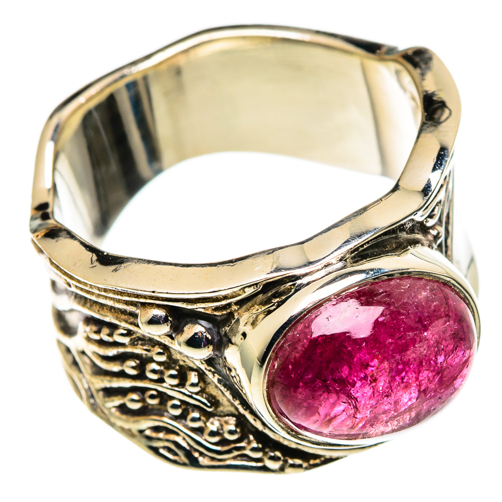 Pink Tourmaline Rings handcrafted by Anasilvercos - RING100835