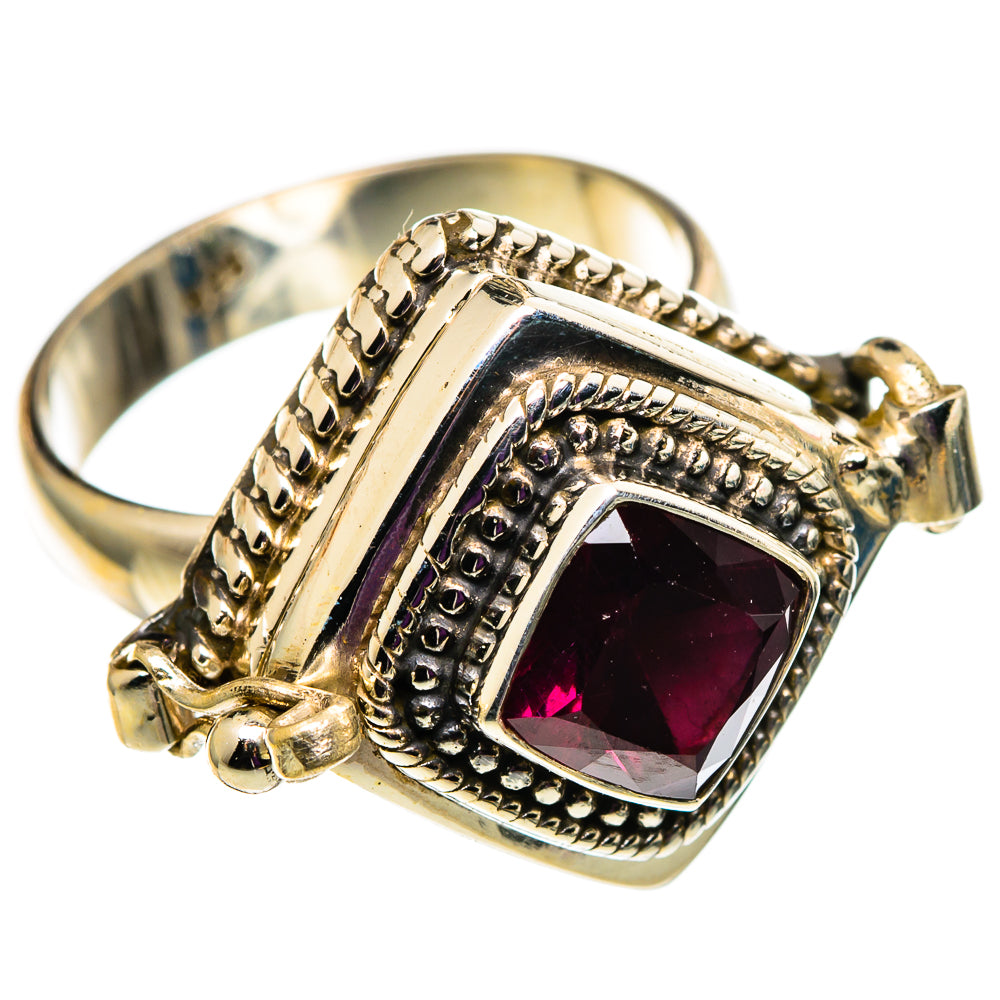 Garnet Rings handcrafted by Anasilvercos - RING100839
