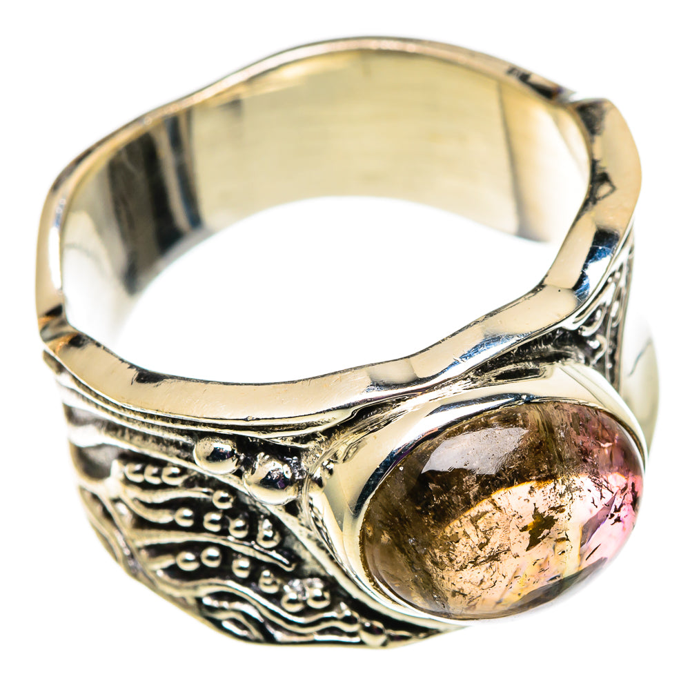 Pink Tourmaline Rings handcrafted by Anasilvercos - RING100845