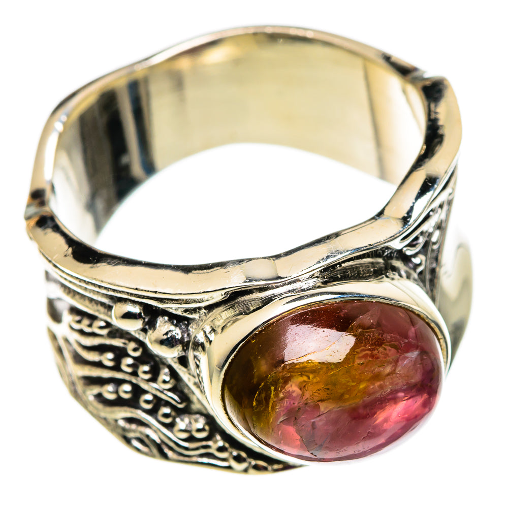 Pink Tourmaline Rings handcrafted by Anasilvercos - RING100846