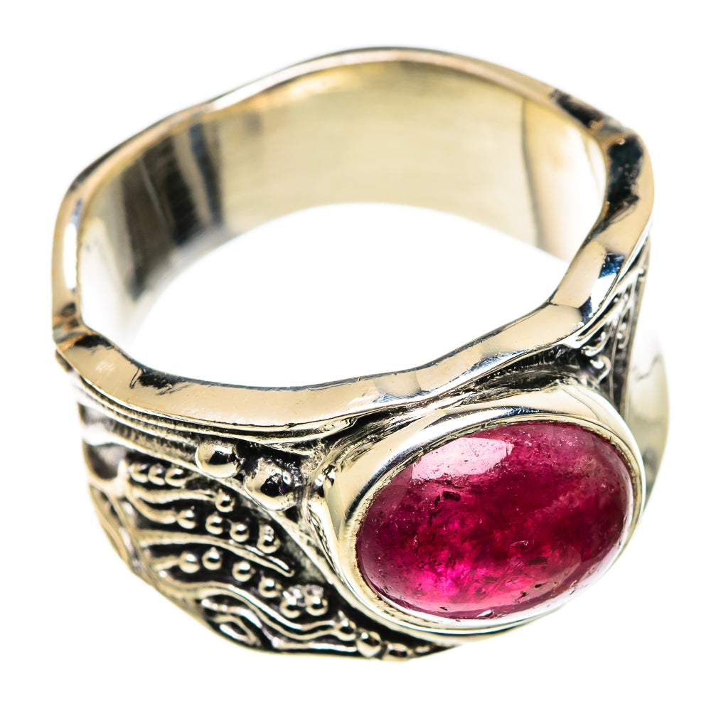 Pink Tourmaline Rings handcrafted by Anasilvercos - RING100852
