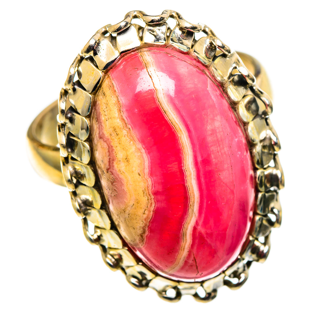 Rhodochrosite Rings handcrafted by Anasilvercos - RING100853 - Photo 2