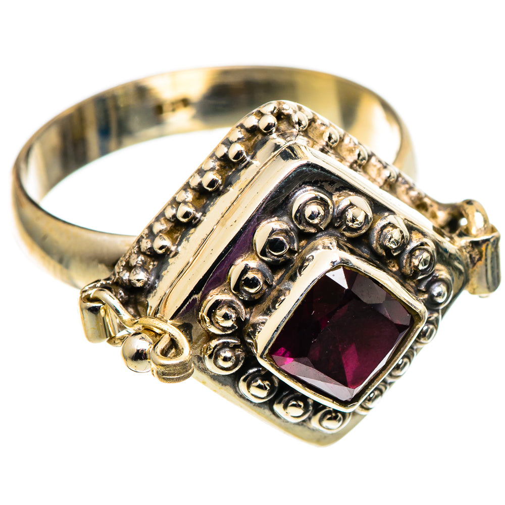 Garnet Rings handcrafted by Anasilvercos - RING100856